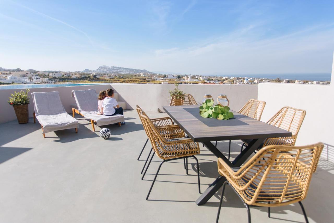 Amer Villa Santorini With Outdoor Hot Tub Vóthon Dış mekan fotoğraf